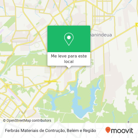 Ferbrás Materiais de Contrução mapa