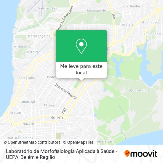 Laboratório de Morfofisiologia Aplicada à Saúde - UEPA mapa