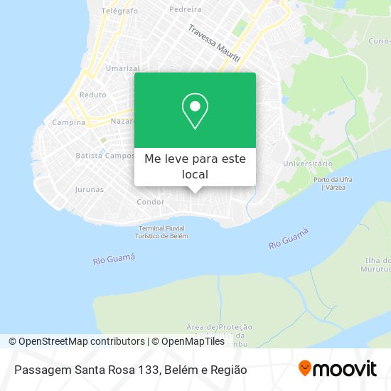 Passagem Santa Rosa 133 mapa