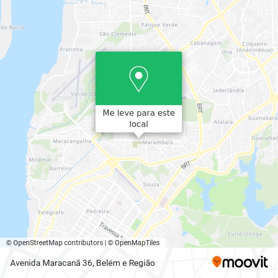 Avenida Maracanã 36 mapa