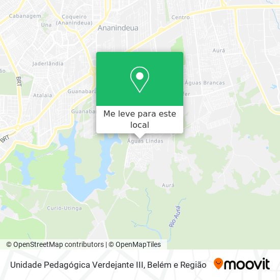 Unidade Pedagógica Verdejante III mapa