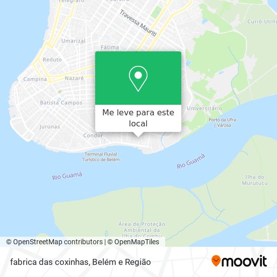 fabrica das coxinhas mapa