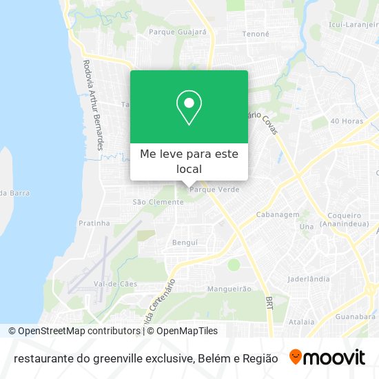 restaurante do greenville exclusive mapa