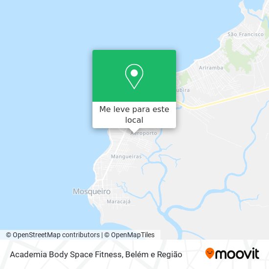 Academia Body Space Fitness mapa