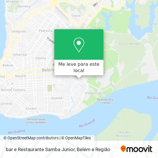 bar e Restaurante Samba Junior mapa