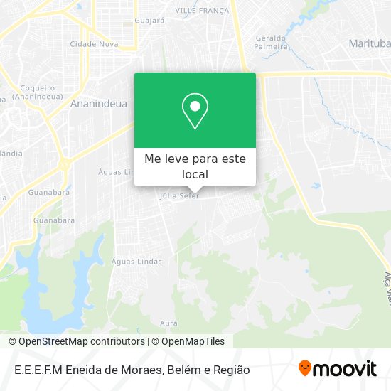 E.E.E.F.M Eneida de Moraes mapa