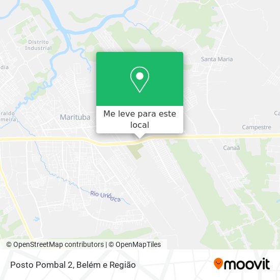Posto Pombal 2 mapa