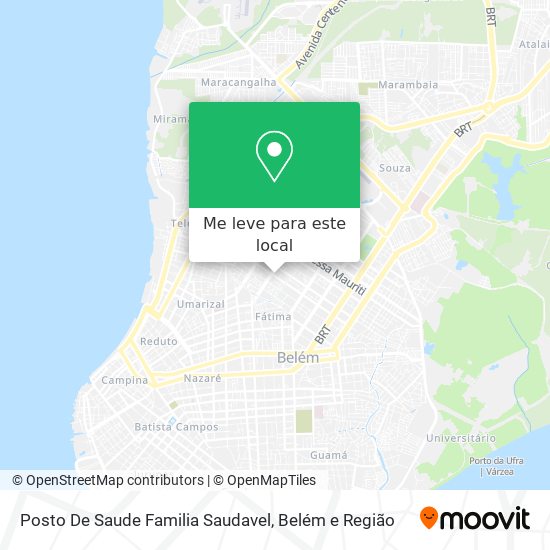 Posto De Saude Familia Saudavel mapa