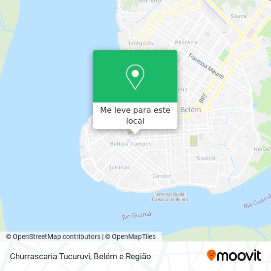 Churrascaria Tucuruvi mapa