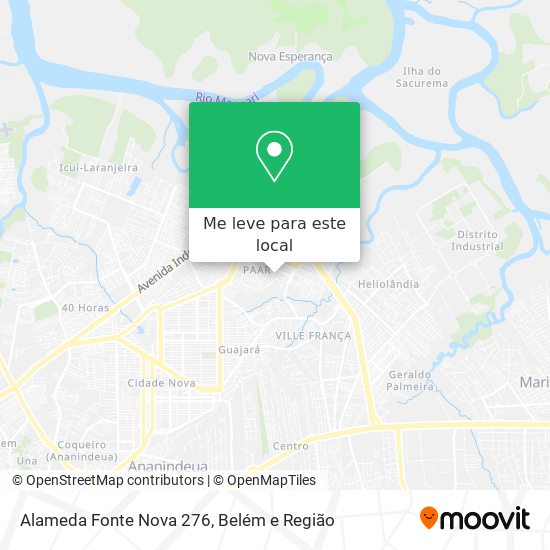 Alameda Fonte Nova 276 mapa