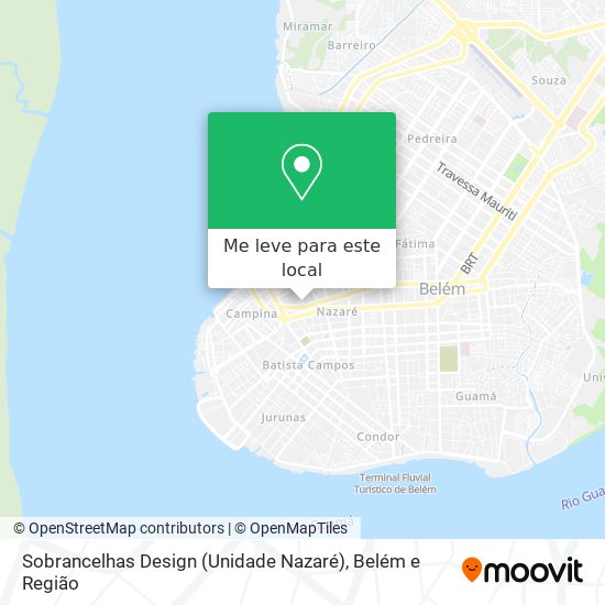 Sobrancelhas Design (Unidade Nazaré) mapa