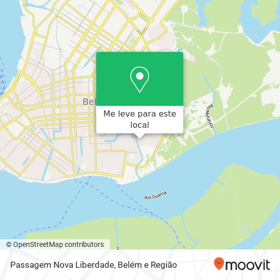 Passagem Nova Liberdade mapa