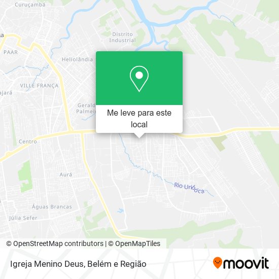 Igreja Menino Deus mapa