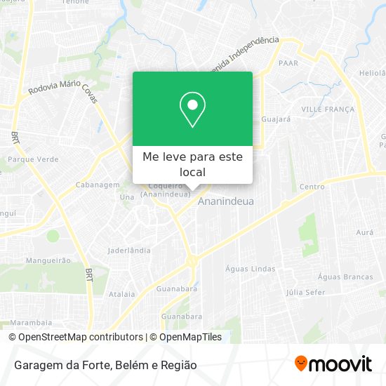 Garagem da Forte mapa