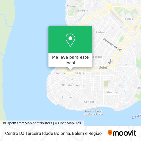 Centro Da Terceira Idade Bolonha mapa