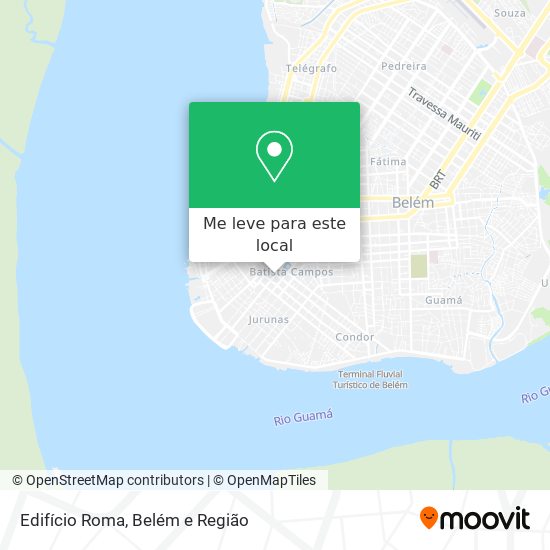 Edifício Roma mapa