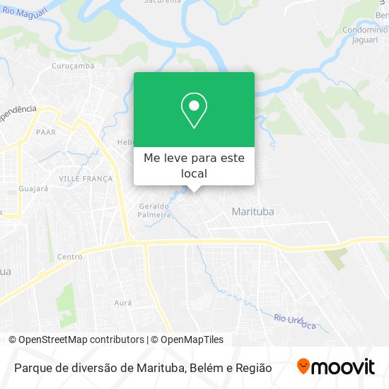 Parque de diversão de Marituba mapa
