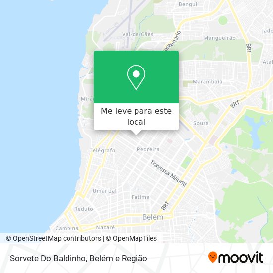 Sorvete Do Baldinho mapa