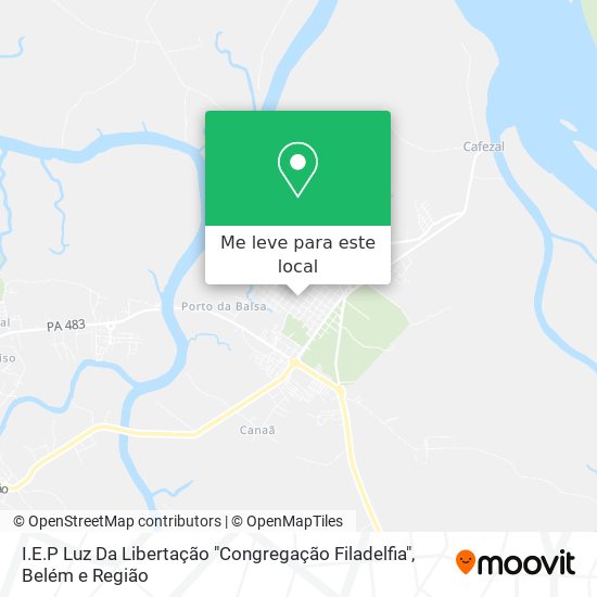 I.E.P Luz Da Libertação "Congregação Filadelfia" mapa
