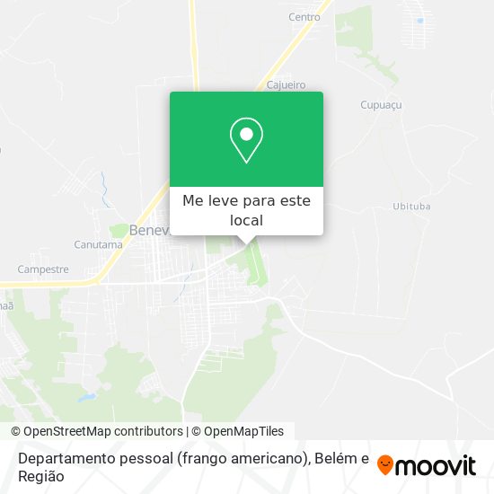 Departamento pessoal (frango americano) mapa