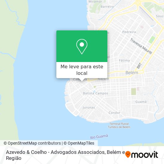 Azevedo & Coelho - Advogados Associados mapa