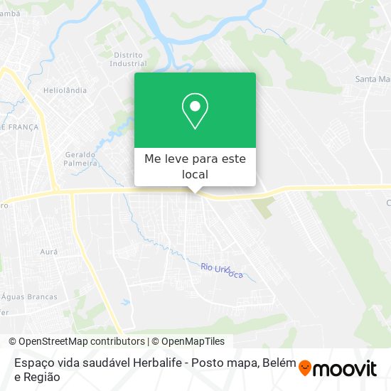 Espaço vida saudável Herbalife - Posto mapa mapa