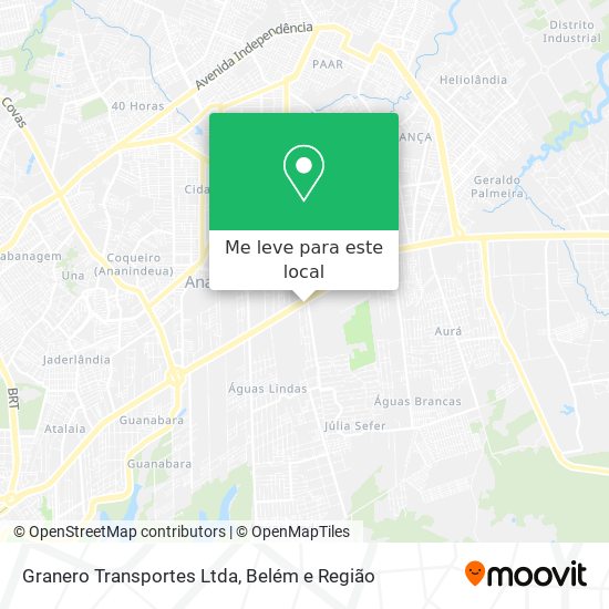 Granero Transportes Ltda mapa