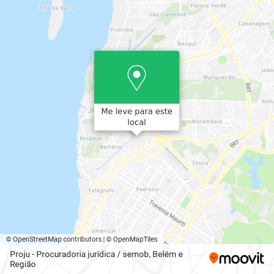 Proju - Procuradoria jurídica / semob mapa