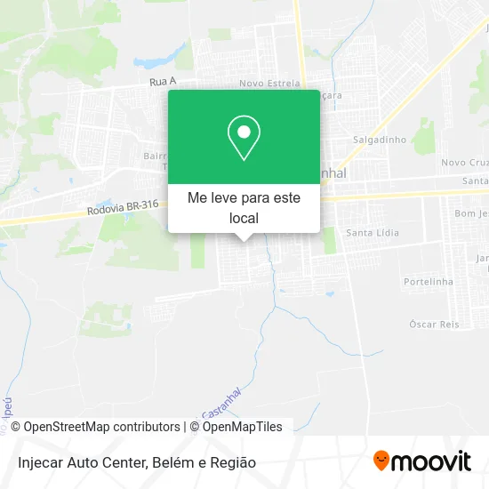 Injecar Auto Center mapa