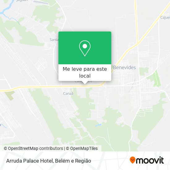 Arruda Palace Hotel mapa