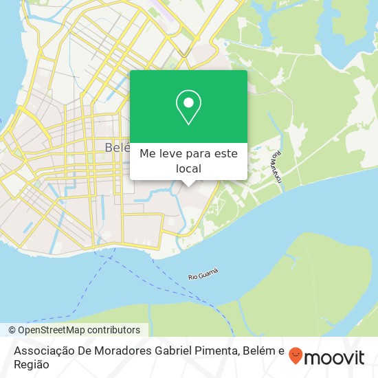 Associação De Moradores Gabriel Pimenta mapa