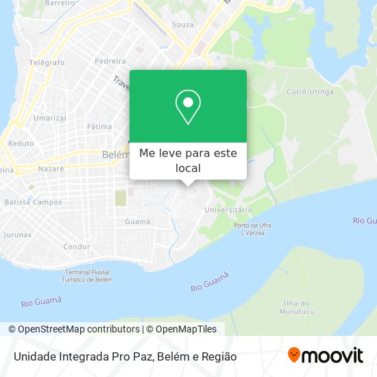 Unidade Integrada Pro Paz mapa