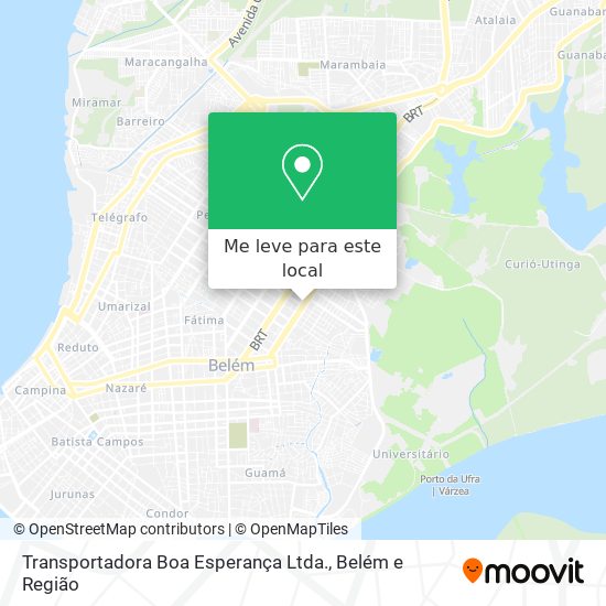 Transportadora Boa Esperança Ltda. mapa