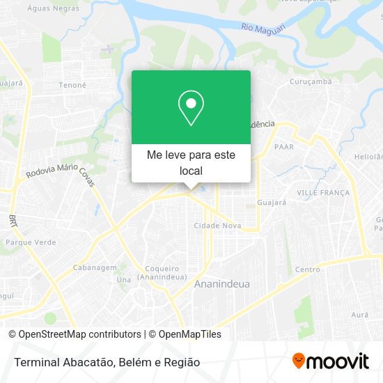 Terminal Abacatão mapa