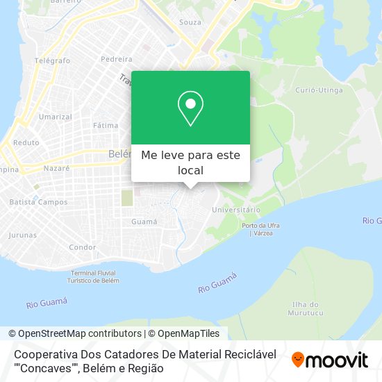 Cooperativa Dos Catadores De Material Reciclável ""Concaves"" mapa