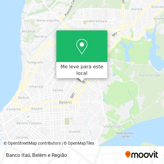 Banco Itaú mapa