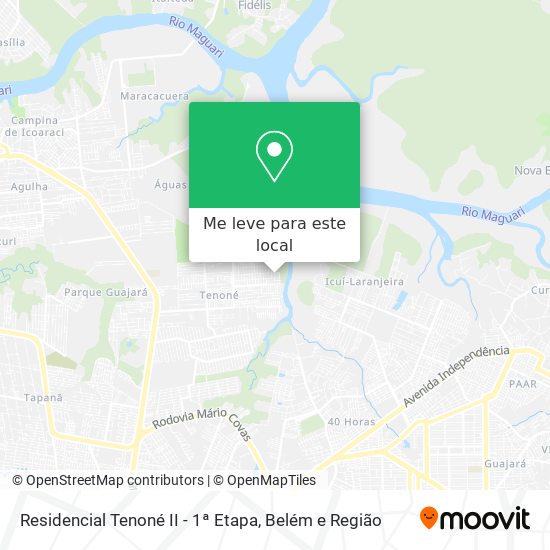 Residencial Tenoné II - 1ª Etapa mapa