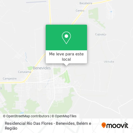 Residencial Rio Das Flores - Benevides mapa