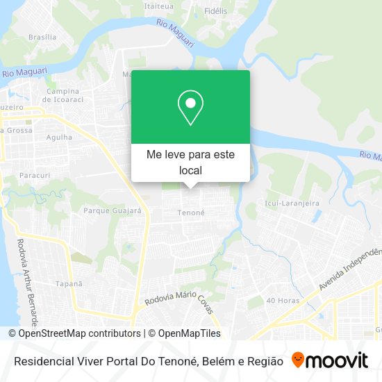 Residencial Viver Portal Do Tenoné mapa