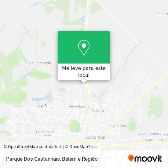 Parque Dos Castanhais mapa