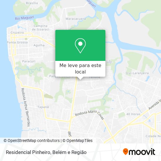 Residencial Pinheiro mapa