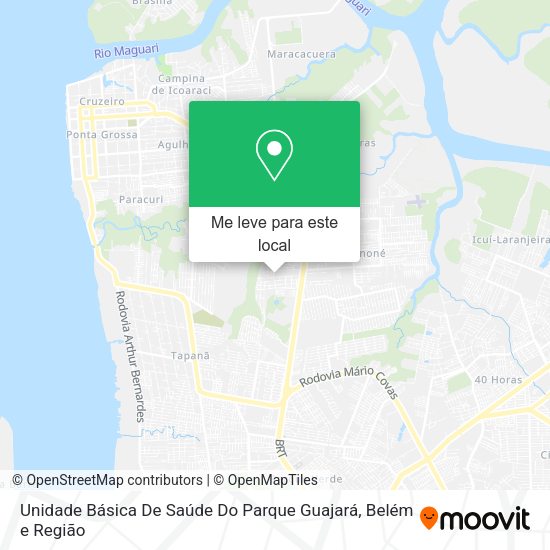 Unidade Básica De Saúde Do Parque Guajará mapa