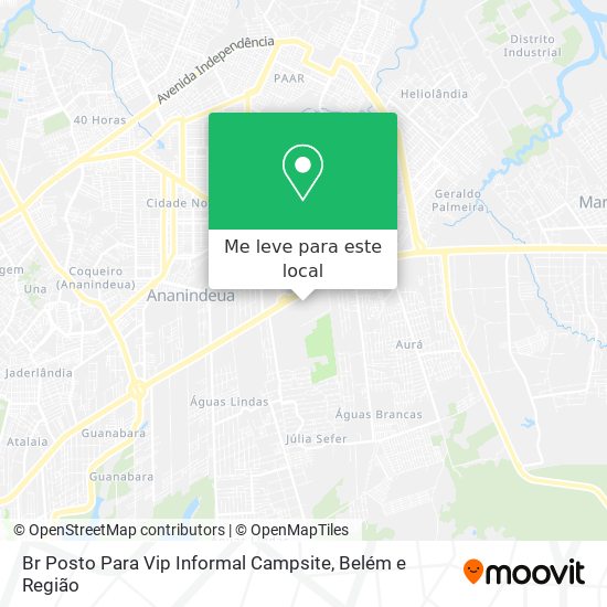 Br Posto Para Vip Informal Campsite mapa