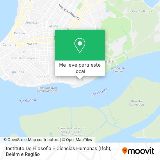 Instituto De Filosofia E Ciências Humanas (Ifch) mapa