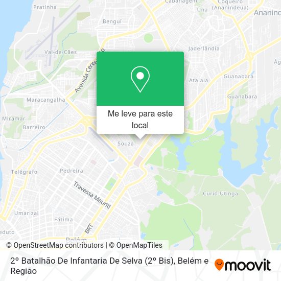 2º Batalhão De Infantaria De Selva (2º Bis) mapa