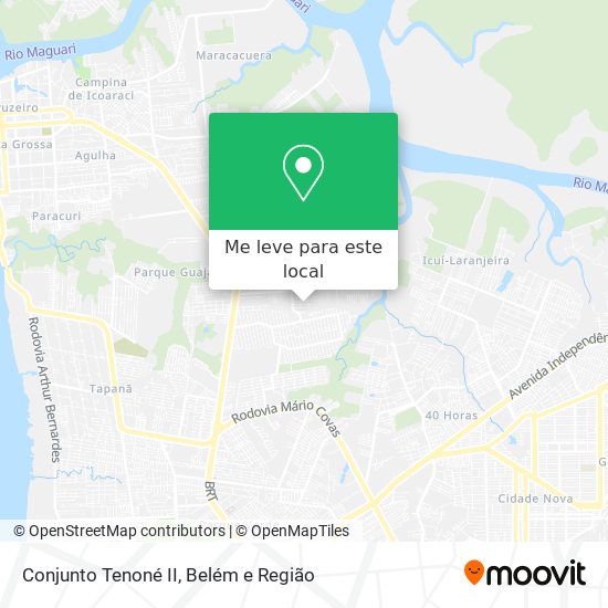 Conjunto Tenoné II mapa