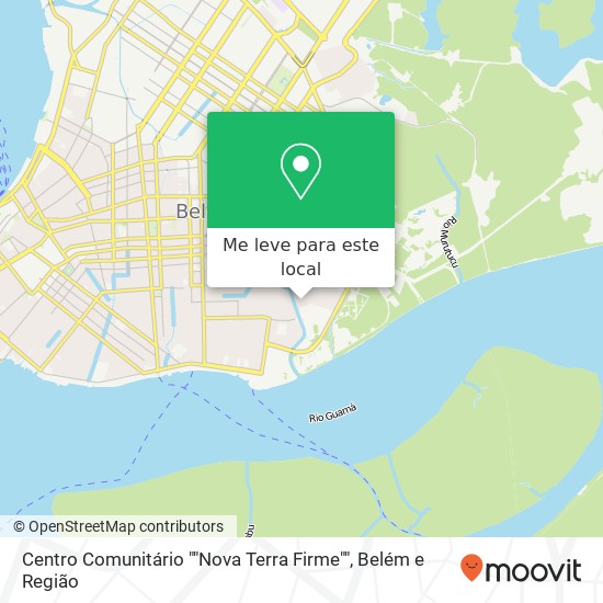 Centro Comunitário ""Nova Terra Firme"" mapa