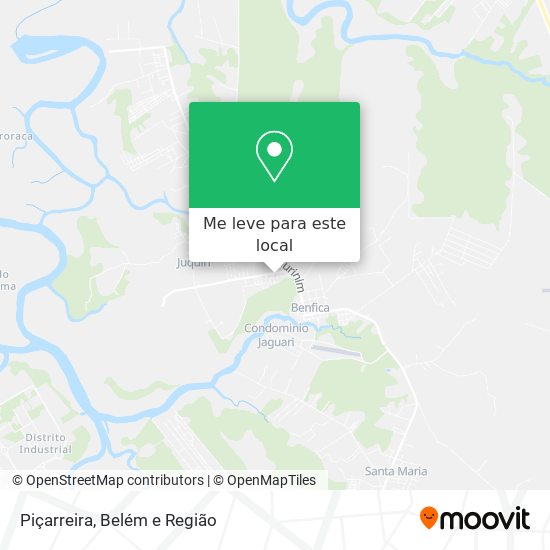 Piçarreira mapa