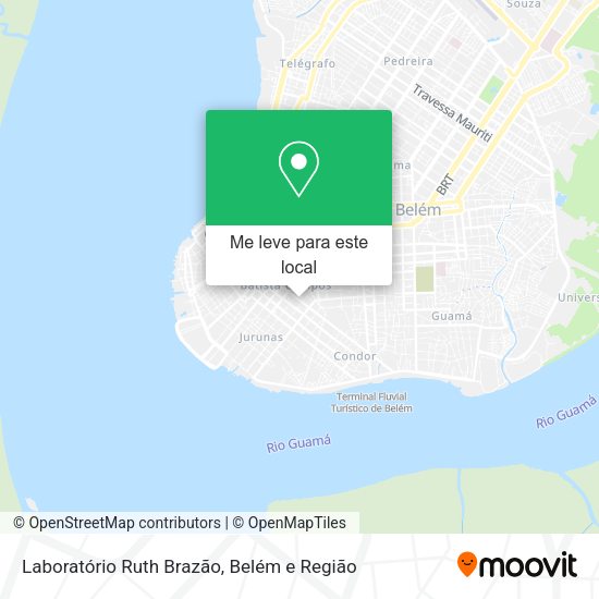 Laboratório Ruth Brazão mapa