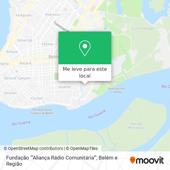 Fundação ""Aliança Rádio Comunitária"" mapa